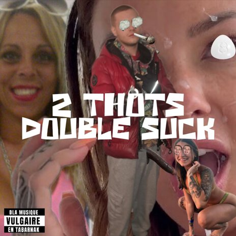 2 THOTS DOUBLE SUCK cover art