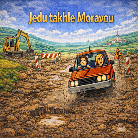 Jedu takhle Moravou cover art