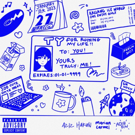 TY (for ruining my life) (Instrumental) ft. Aziz Harun & Marian Carmel cover art