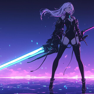 Blade of the Silent Horizon – Cyberpunk Lofi for Deep Focus