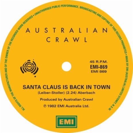 Santa Claus Is Back In Town cover art