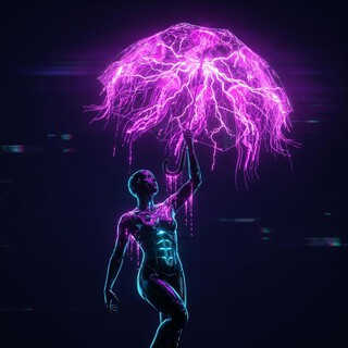 Neon Umbrella