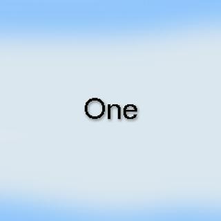 One