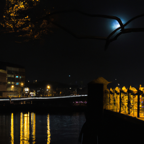 The night was quiet, but your smile broke cover art