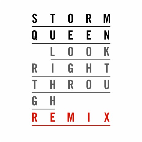 Look Right Through (Element Z Remix) cover art