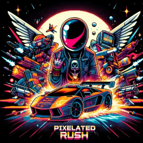 Pixelated Rush cover art