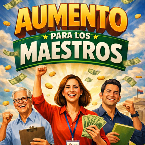 Aumento para los maestros cover art