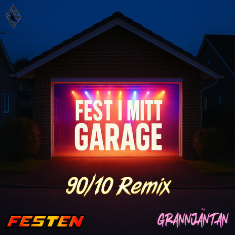 FEST I MITT GARAGE (90/10 Remix) ft. GRANNJÄNTAN, 90/10 & GRABBARNA GRUS cover art