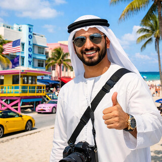 Habibi in Dubai, Tourist in Miami cover art