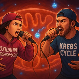 Ciclo de krebs vs Fosforilación oxidativa cover art