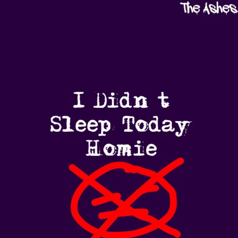 I Didnt Sleep Today Homie cover art