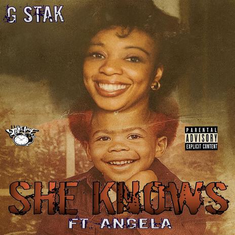 She knows ft. Angela cover art