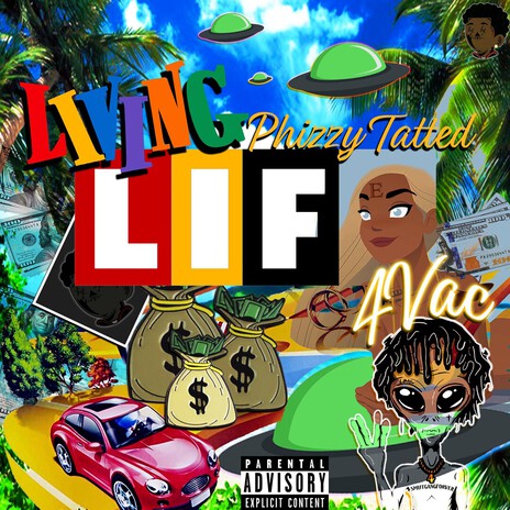 Living Life ft. 4VAC cover art