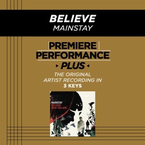 Believe (Performance Track In Key Of D Without Background Vocals / Medium Key) cover art