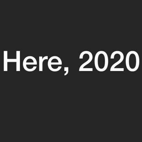 Here, 2020 cover art