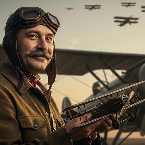 The first biplane cover art
