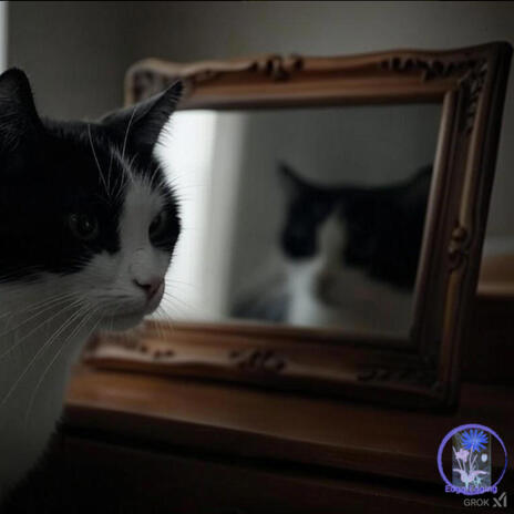 Mirror Lap Cat