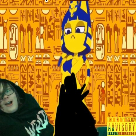 ankha zone (dancing egyptian cat) cover art