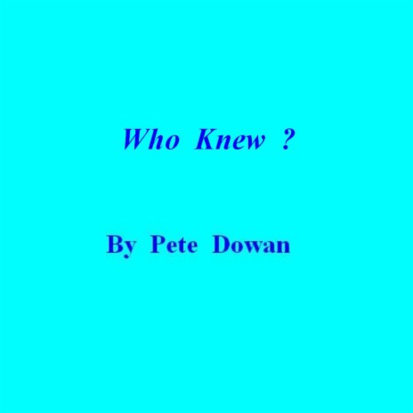 Who Knew cover art