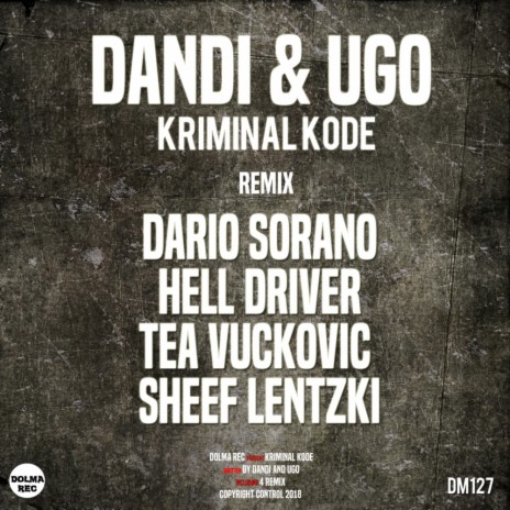 Kriminal Kode (Dario Sorano Remix) cover art