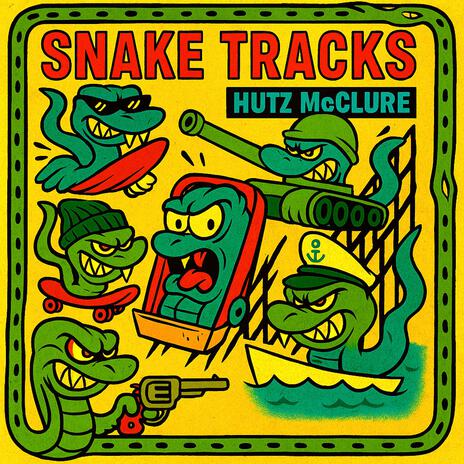 Snake On A Tank cover art