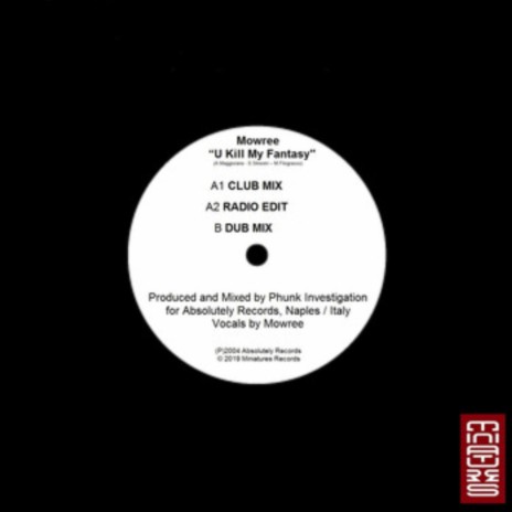 U Kill My Fantasy (Dub Mix) cover art