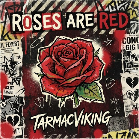 Roses are red blink style cover art