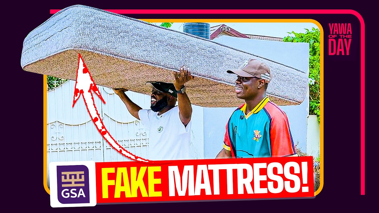Fake Mattresses Pandemic In Ghana… Chale Some Of These Mattresses Be Like Concrete With Bedsheets 😭😂 cover art