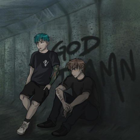 GOD DAMN ft. Saliva Grey cover art