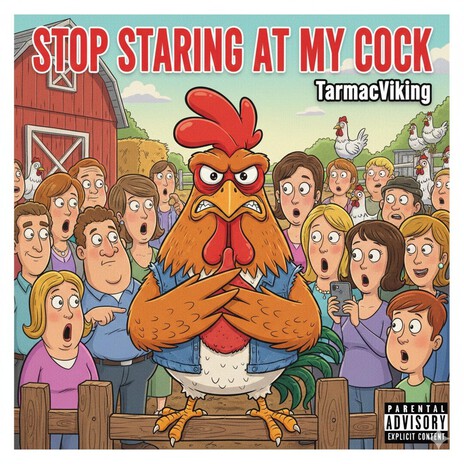 Stop staring at my cock cover art