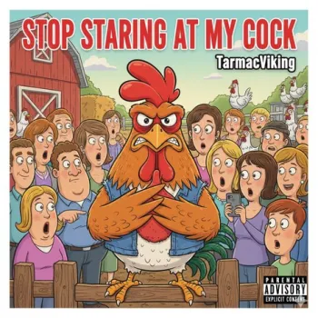 Stop staring at my cock cover art