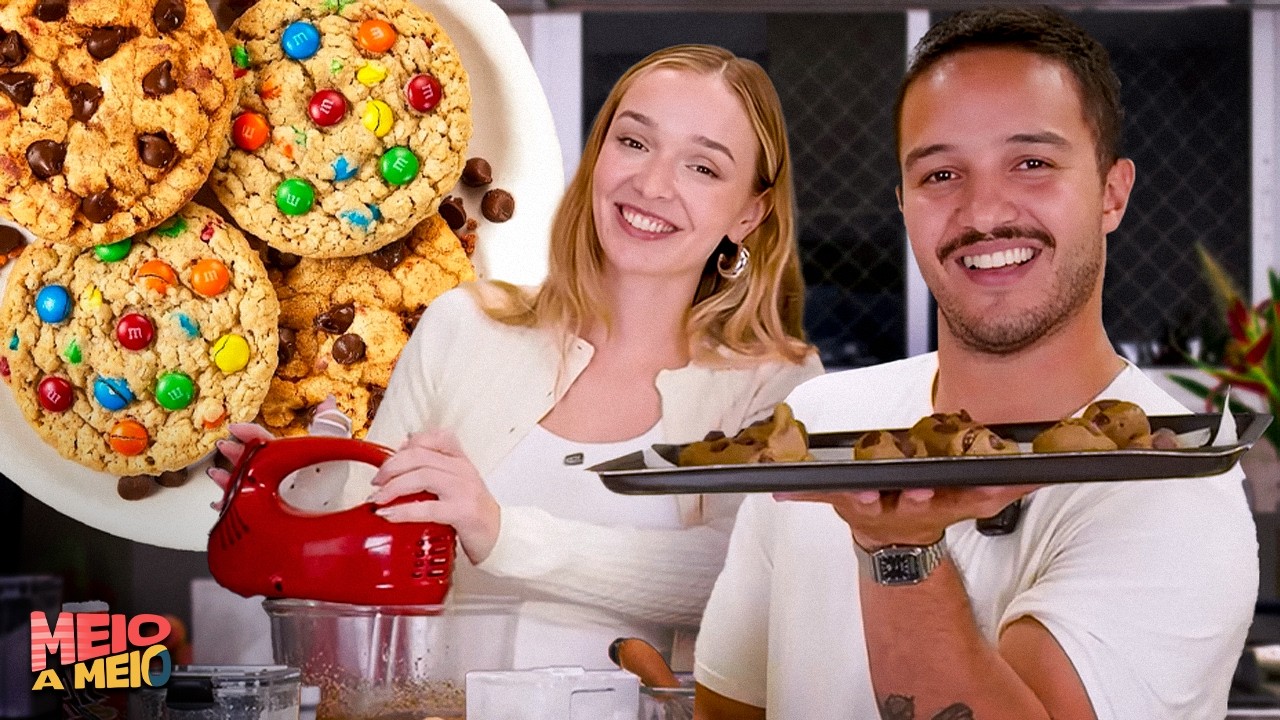 FAZENDO O TRADICIONAL COOKIE DOS EUA COM A MEIO BRASILEIRA E O PEDRO! | #MEIOAMEIO #34 cover art