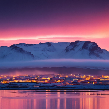 Northern Lights Over Reykjavik Fading Fast cover art