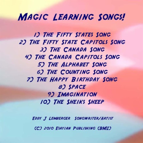 The Fifty State Capitols Song cover art