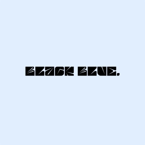 black blue. cover art