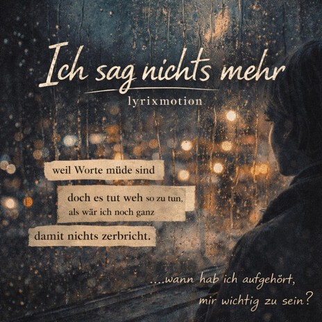 Ich sag nichts mehr cover art