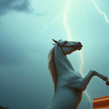 A white horse cover art