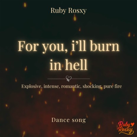 For you, i'll burn in hell cover art