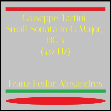 Giuseppe Tartini, Small Sonata in G Major, BG 5