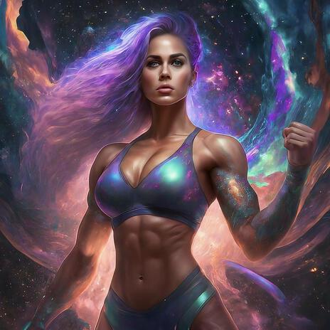 Push Beyond the Cosmic Galaxy (Gym Workout Music) cover art