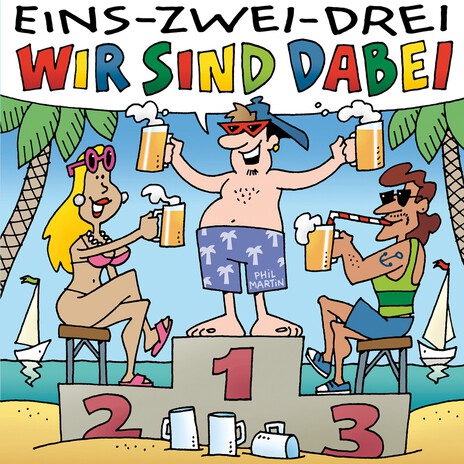 Eins, Zwei, Drei, wir sind dabei (Live) cover art