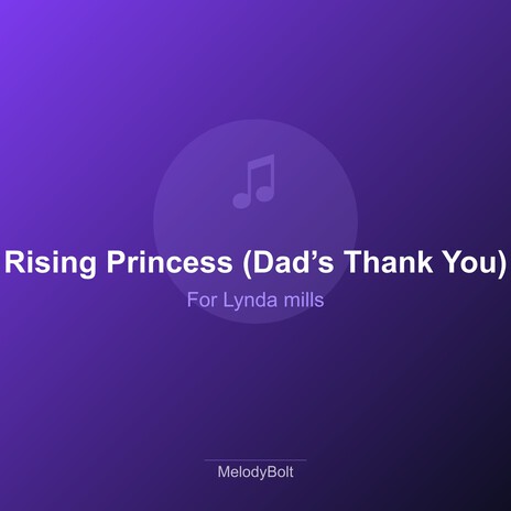 Rising Princess (Dad’s Thank You) cover art