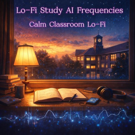 Lo-Fi Study AI Frequencies-Calm Classroom Lo-Fi cover art