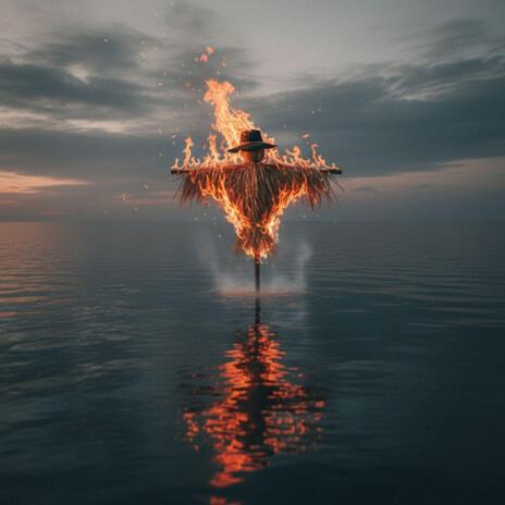 Ocean flames cover art