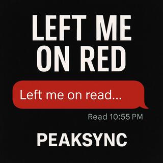 Left me on read... cover art