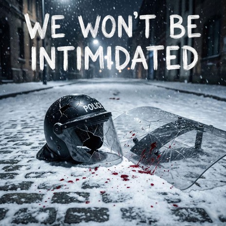 We won't be intimidated. cover art