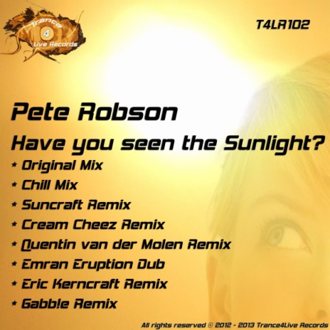 Have You Seen The Sunlight ? (Original Mix) cover art