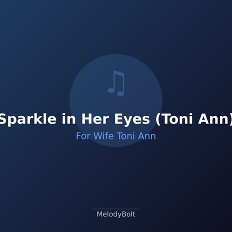 Sparkle in Her Eyes (Toni Ann) (Version 2) cover art