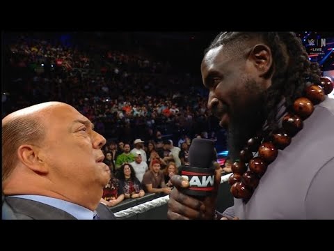 Oba Femi Confronts Paul Heyman _ WWE RAW 25 May 2026