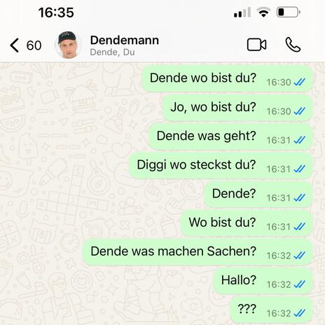 Dende wo bist du? cover art